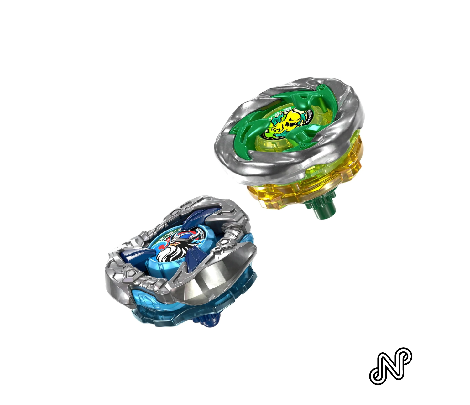 Beyblade X Circle Ghost 4-60LR UX & Hack Viking 4-55O UX Dual Battling Top Set