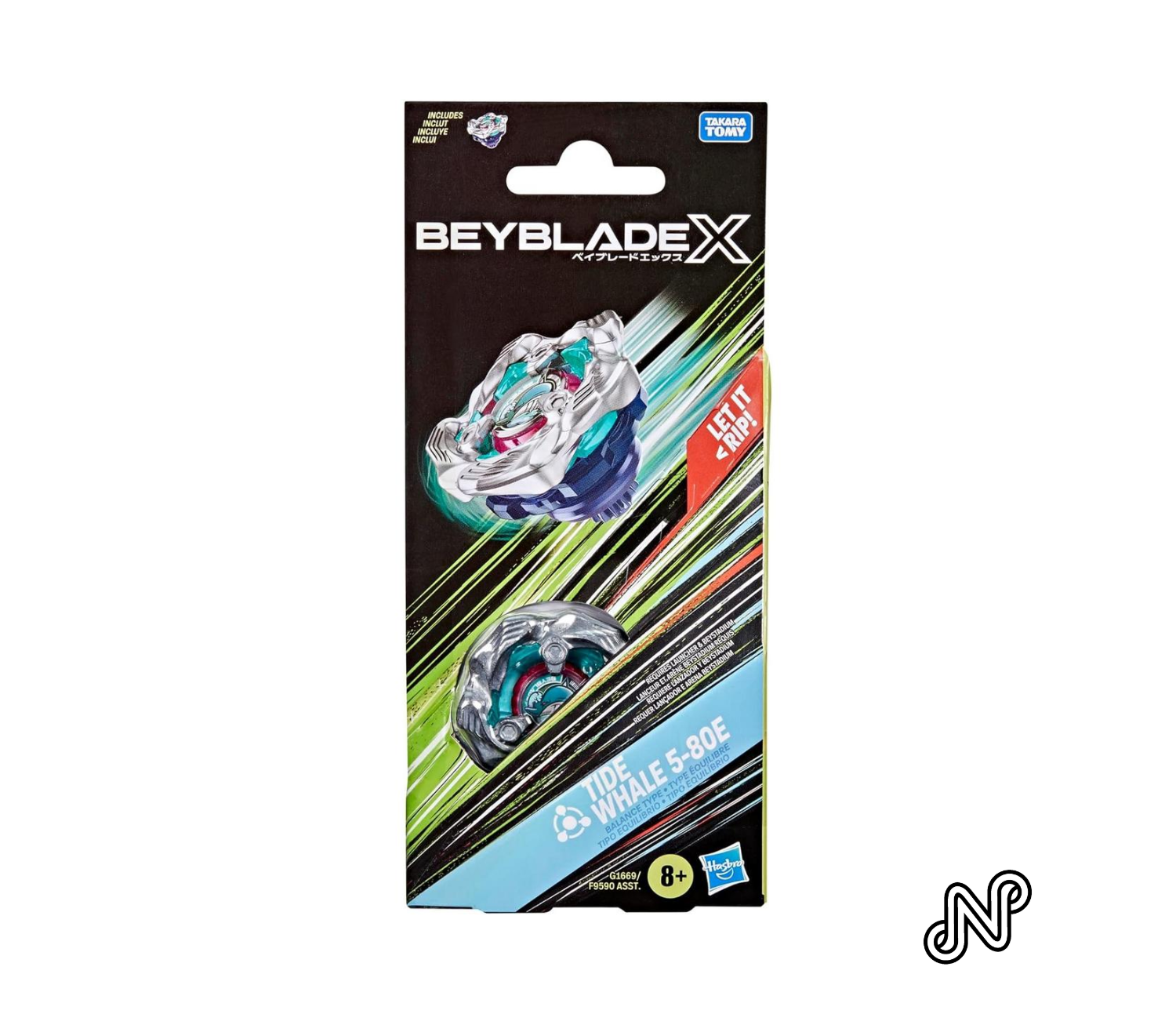 Beyblade X Tide Whale 5-80E Booster Pack Set