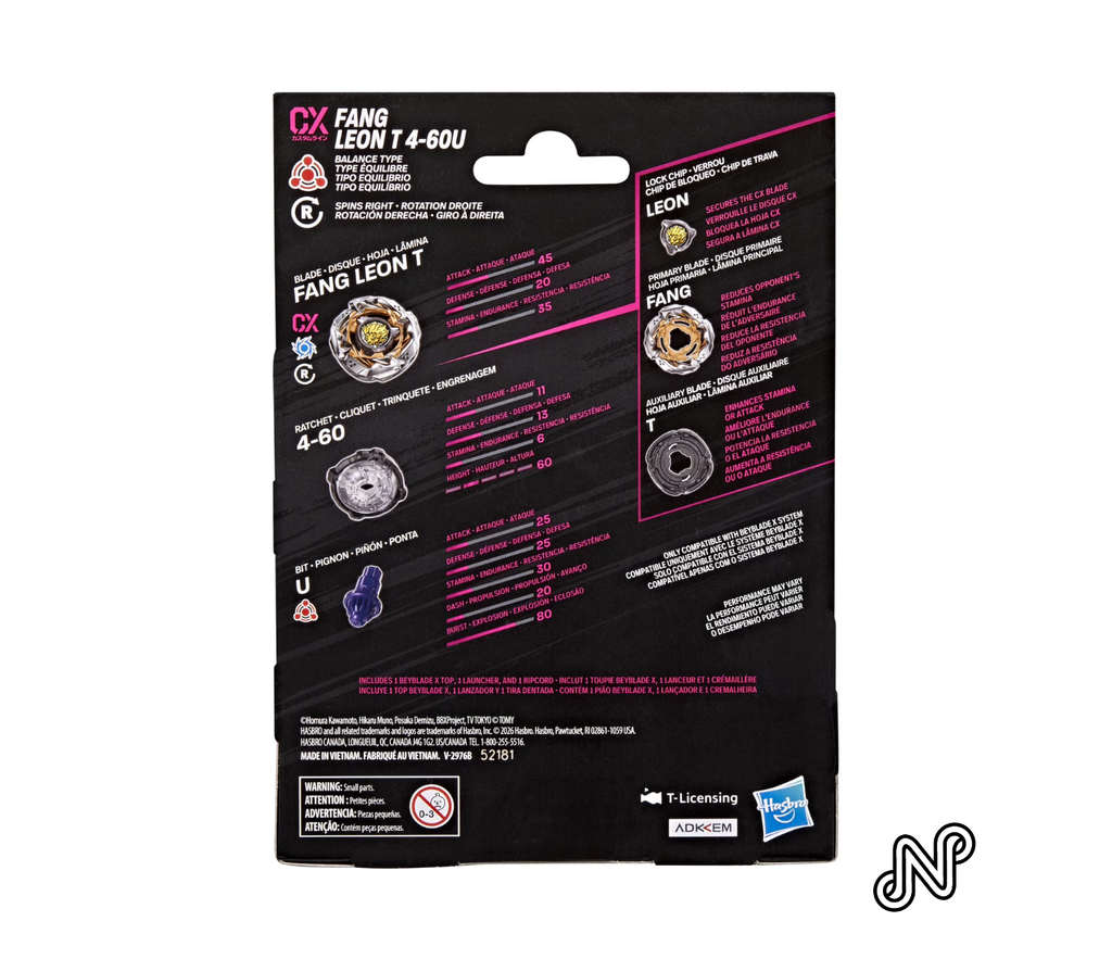 Beyblade X Fang Leon T 4-60U CX Starter Pack