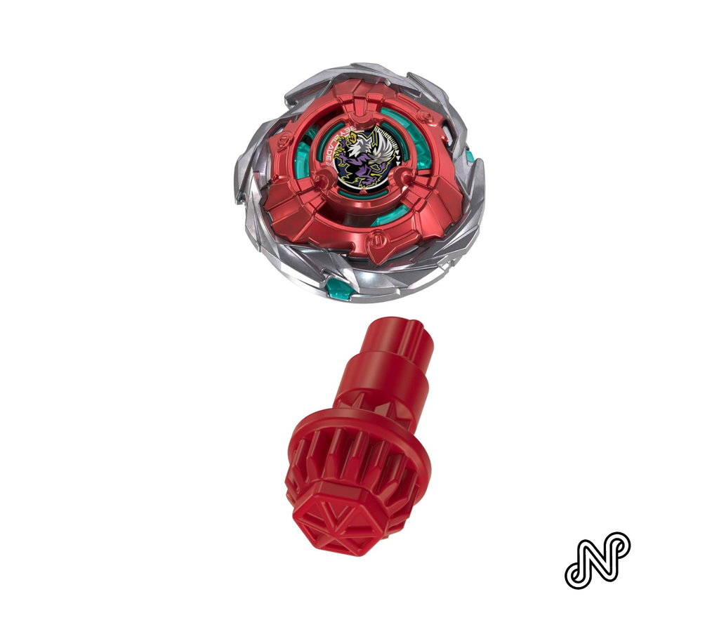 Beyblade X Rocket Griffon H UX Infinity Starter Pack Set, Takara Tomy Balance Type Top and Launcher