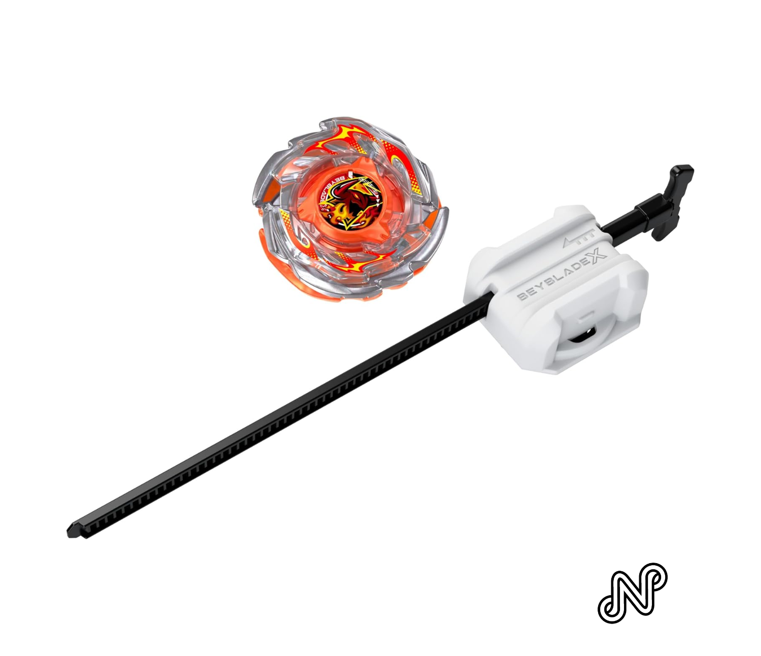 Beyblade X Rage Ragna FE 4-55Y CX Infinity Starter Pack Set, Takara Tomy Stamina Type Top and Launcher