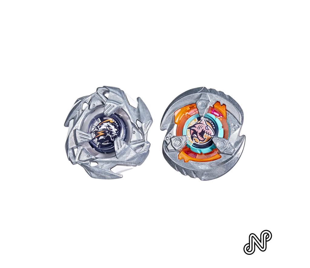Beyblade X Gill Shark 4-70O & Pearl Tiger 3-60U Dual Pack Battling Top Set