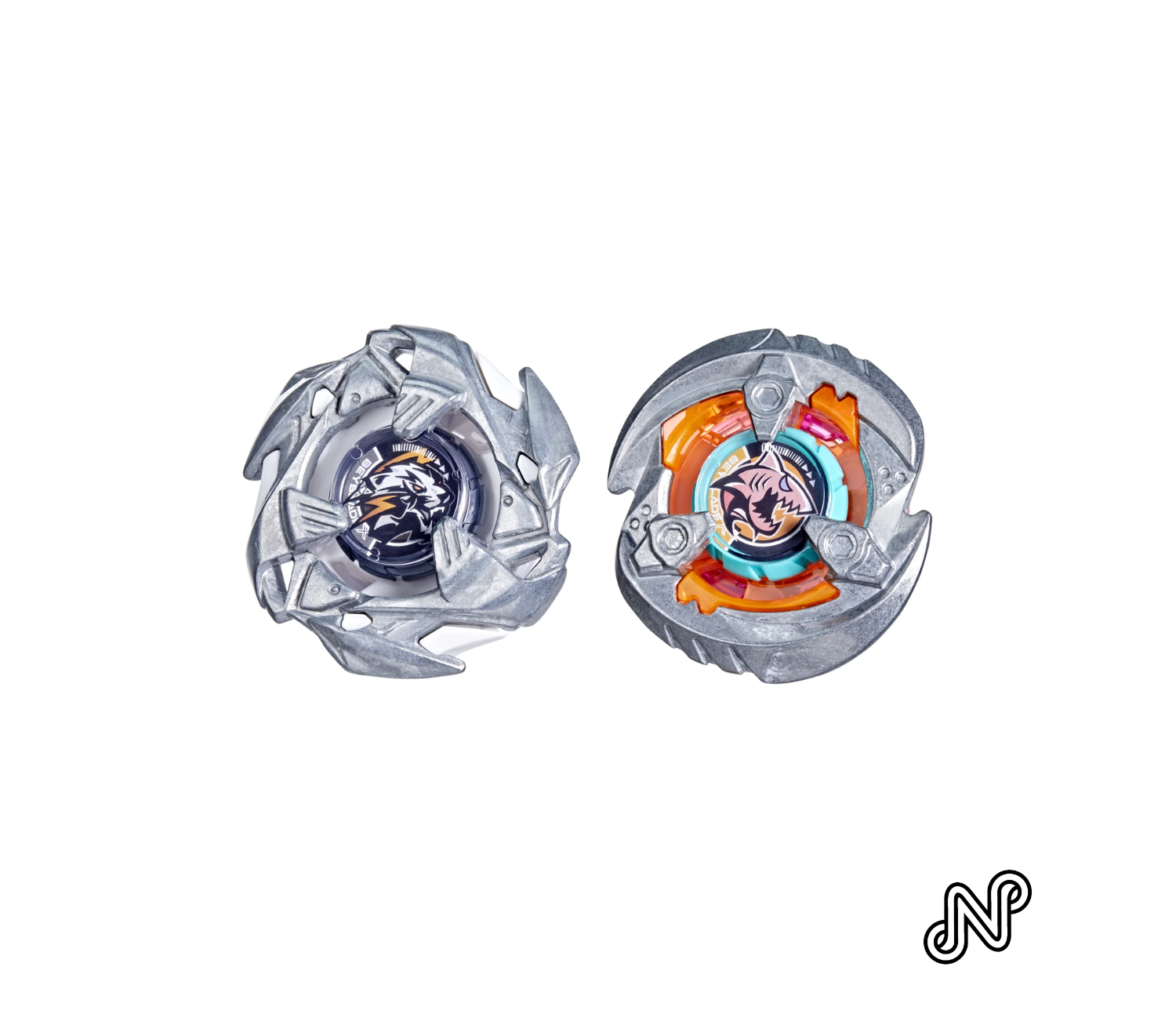 Beyblade X Gill Shark 4-70O & Pearl Tiger 3-60U Dual Pack Battling Top Set