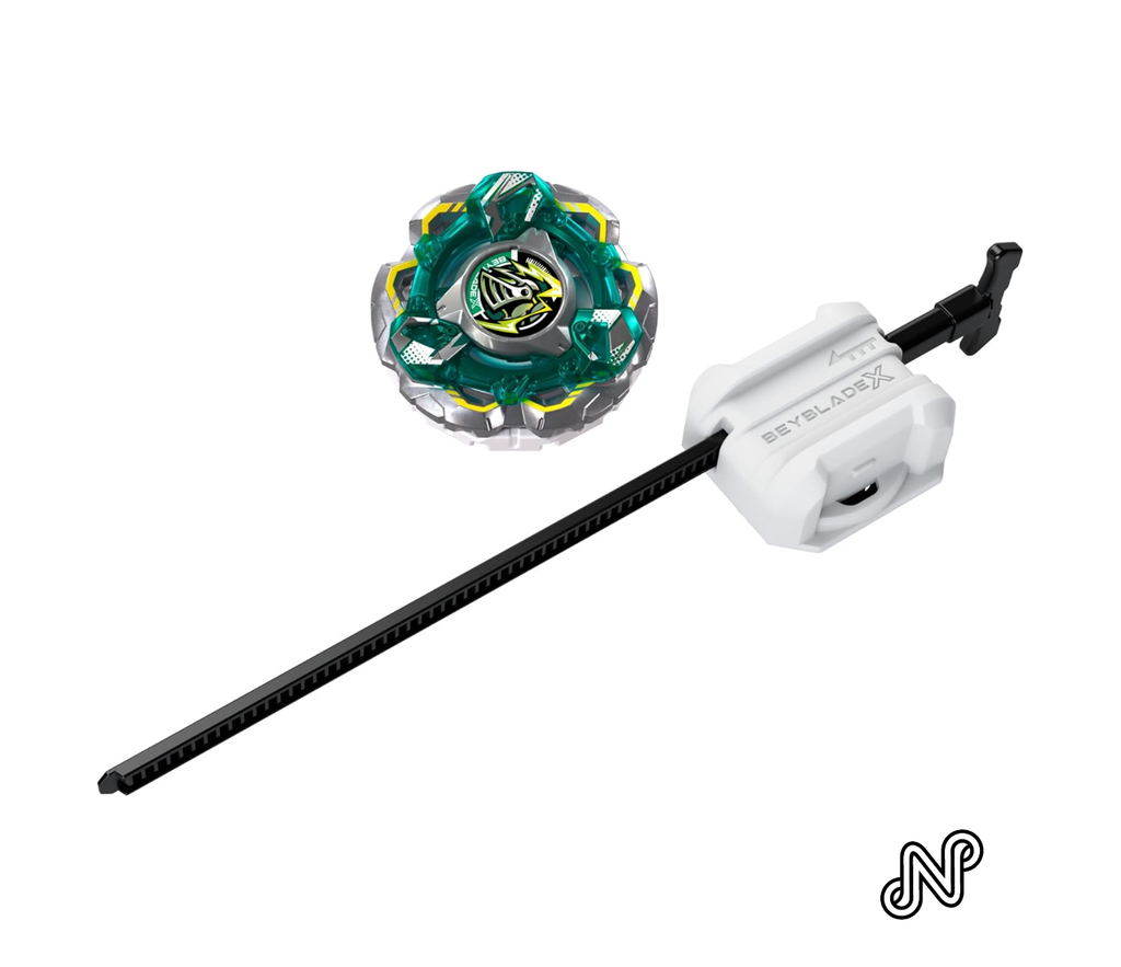 Beyblade X Armor Knight GV 8-70UN CX Infinity Starter Pack Set, Takara Tomy Defense Type Top and Launcher