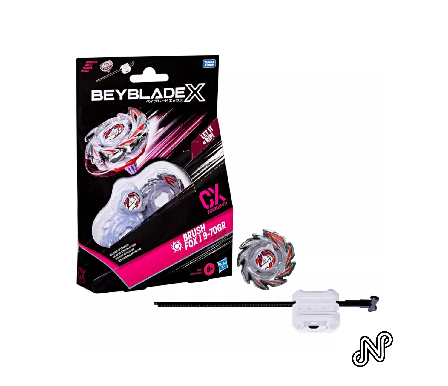 Beyblade X Brush Fox J 9-70GR CX Starter Pack Set