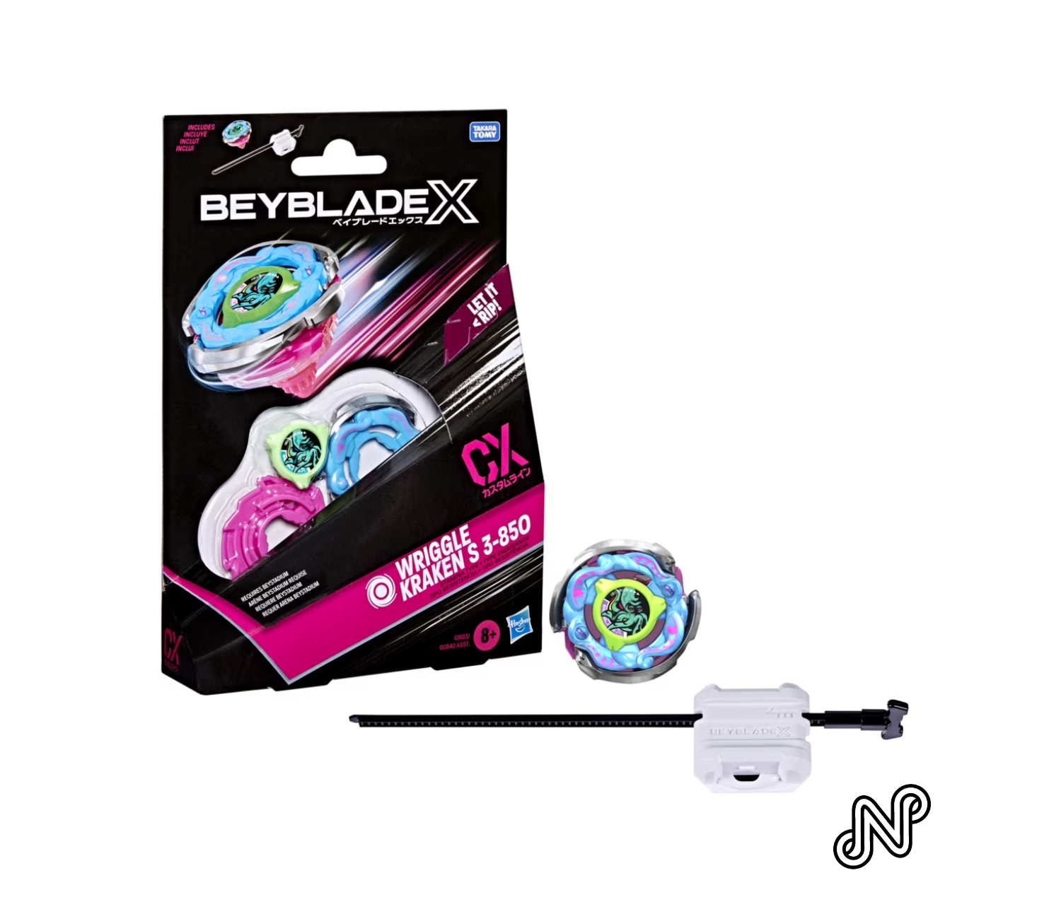 Beyblade X Wriggle Kraken S 3-85O CX Starter Pack