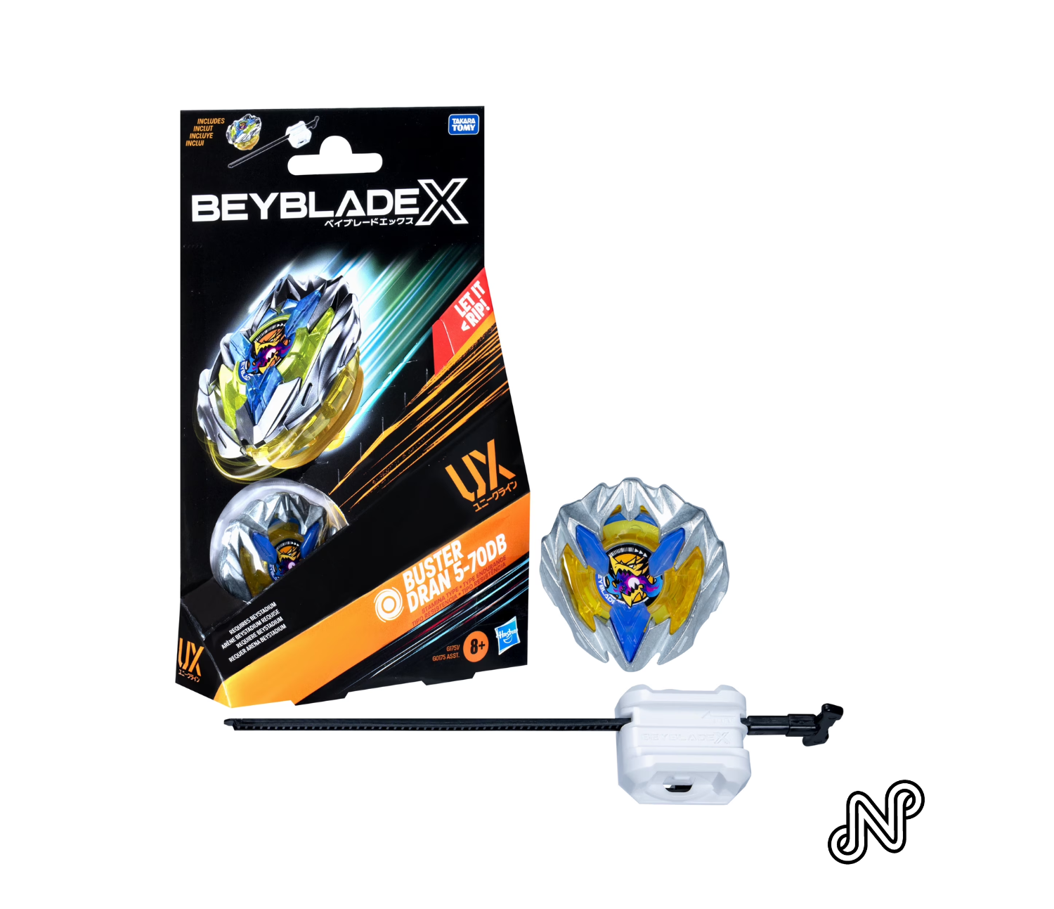 Beyblade X Buster Dran 5-70DB UX Starter Pack Set with Stamina Type Top