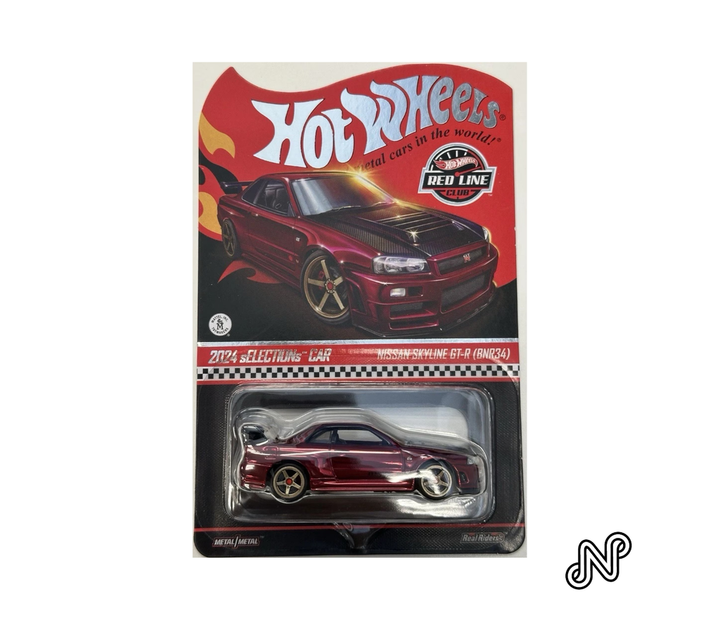 Hot Wheels Nissan Skyline GT-R (BNR34) RLC Exclusive Collectors sELECTIONs - Oxblood Red