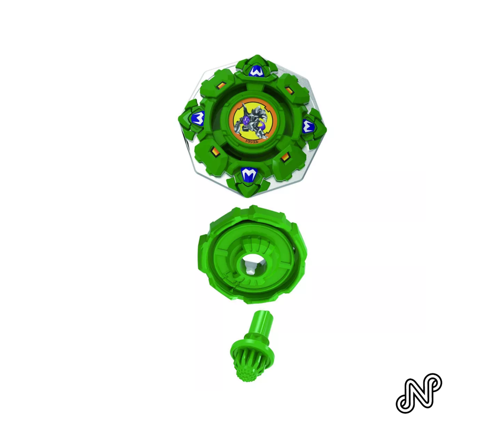 Beyblade X X-Over Project Draciel Shield 7-60D Pack Top and Launcher