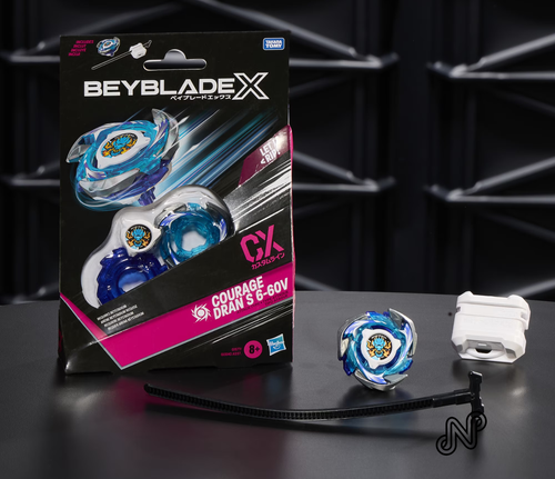Beyblade X Courage Dran S 6-60V CX Starter pack set with Attack Type Top & Launcher