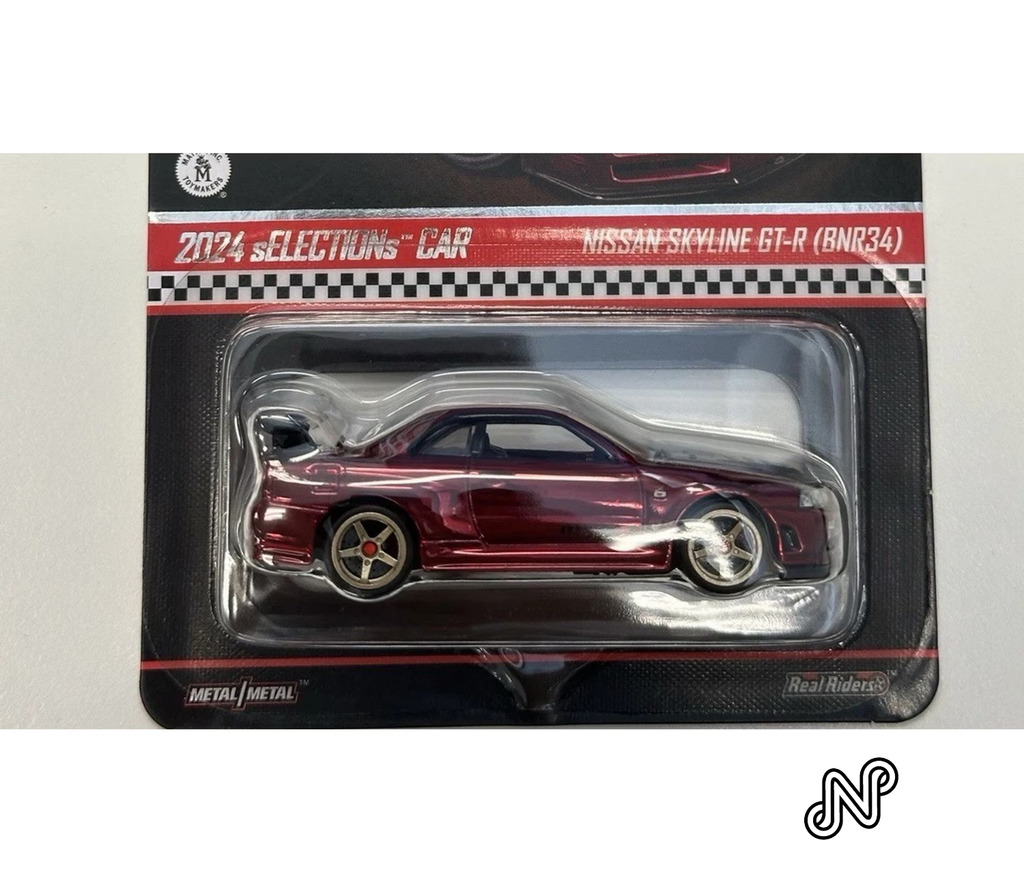 Hot Wheels Nissan Skyline GT-R (BNR34) RLC Exclusive Collectors sELECTIONs - Oxblood Red