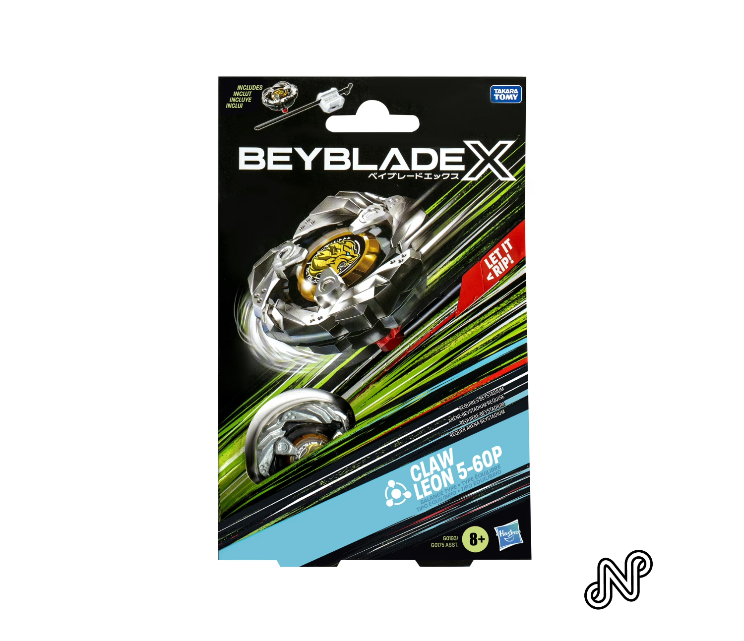 Beyblade X Claw Leon 5-60P Starter Pack Set with Balance Type Battling Top Set
