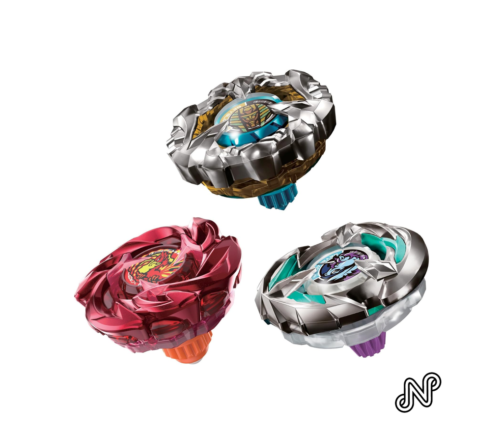 Beyblade X Yggdrasil Team Pack, 3 Takara Tomy Tops, Anime Battling Tops Game Toys