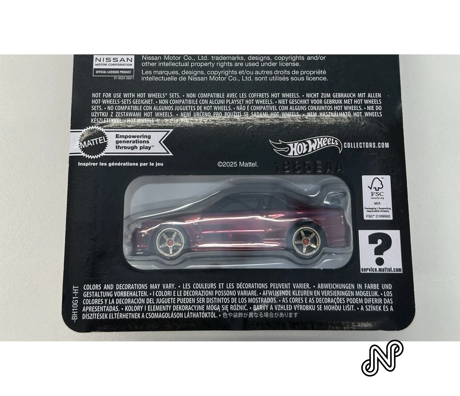 Hot Wheels Nissan Skyline GT-R (BNR34) RLC Exclusive Collectors sELECTIONs - Oxblood Red