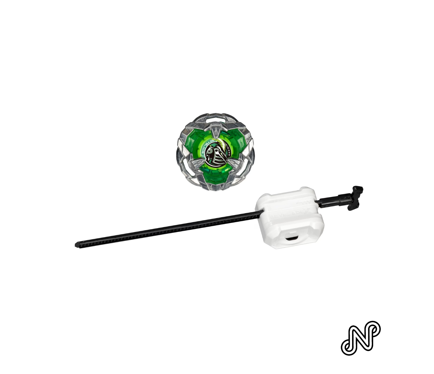 Beyblade X Helm Knight 3-80N Starter Pack Set with Defense Type Battling Top & Launcher