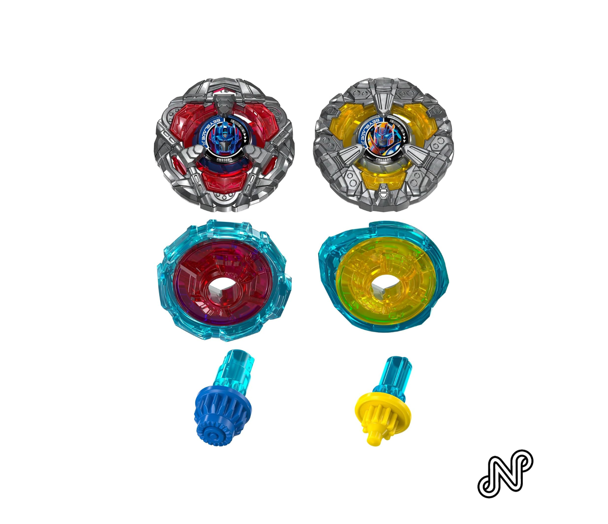 Beyblade X Transformers Collab Optimus Prime 7-70L & Bumblebee 1-60W