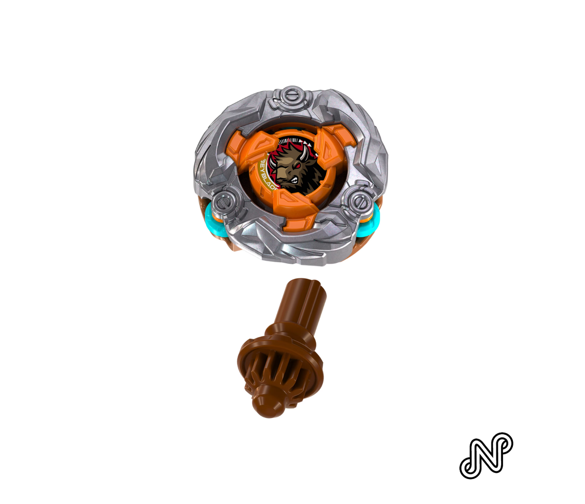 Beyblade X Valor Bison FB UX Infinity Starter Pack Set with Top & Launcher
