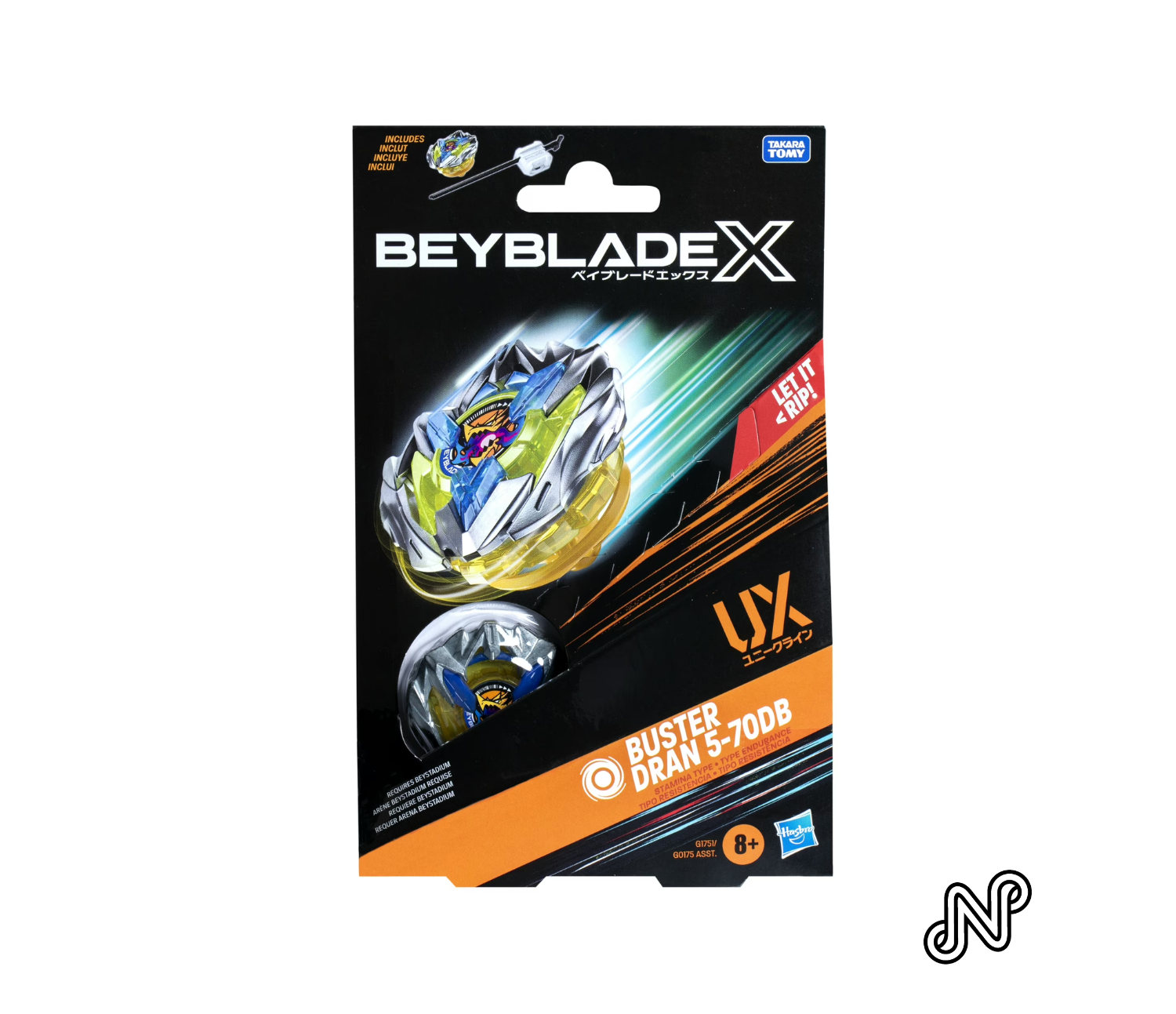 Beyblade X Buster Dran 5-70DB UX Starter Pack Set with Stamina Type Top