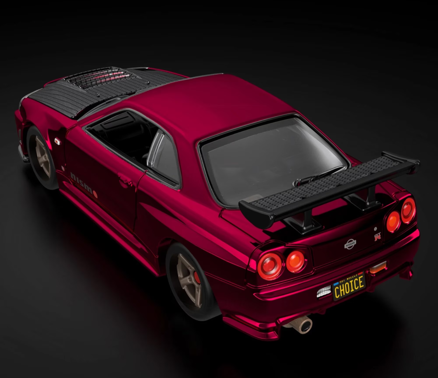 Hot Wheels Nissan Skyline GT-R (BNR34) RLC Exclusive Collectors sELECTIONs - Oxblood Red
