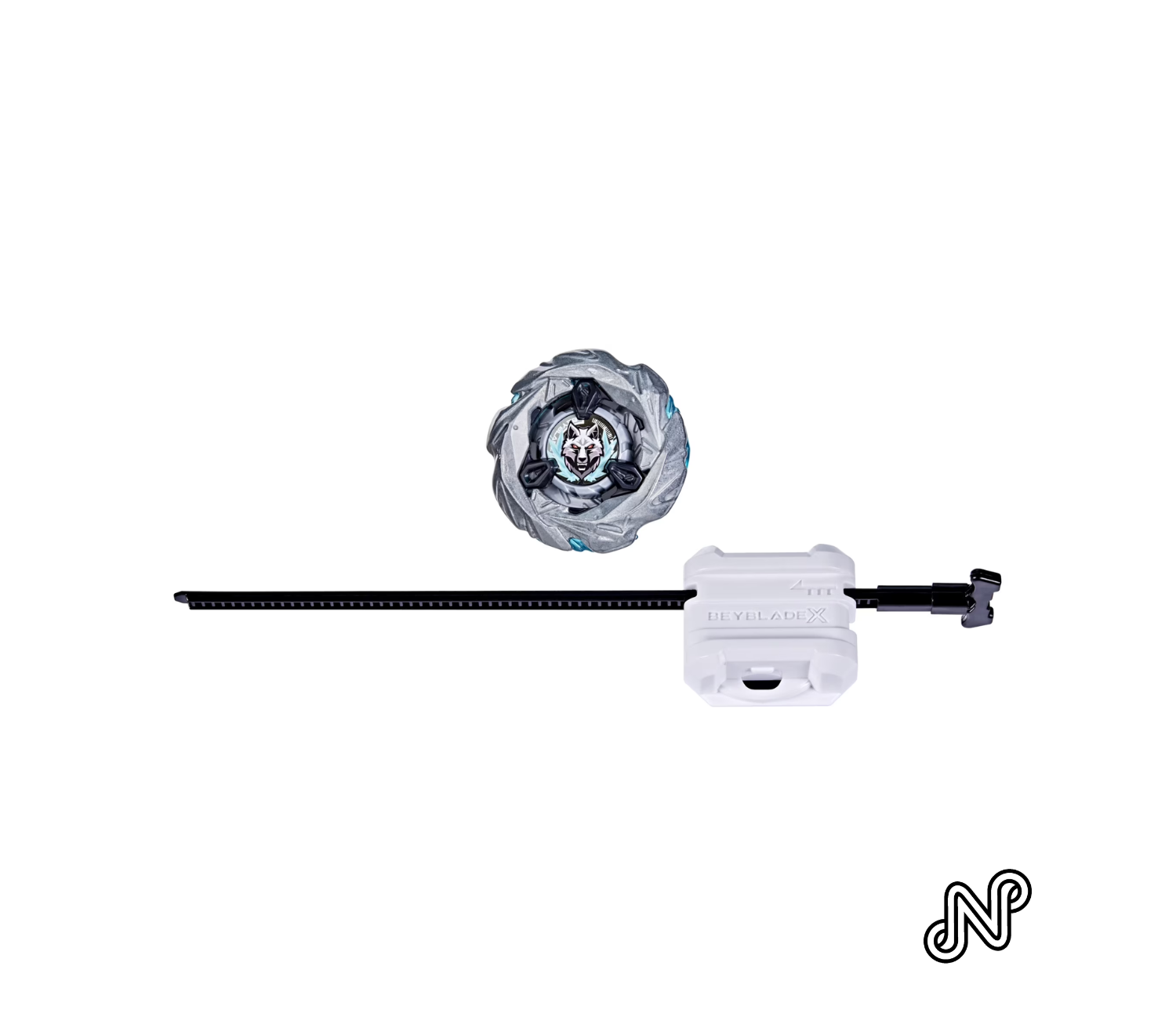 Beyblade X Sterling Wolf 3-80FB UX Starter Pack Set with Stamina Battling Top & Launcher