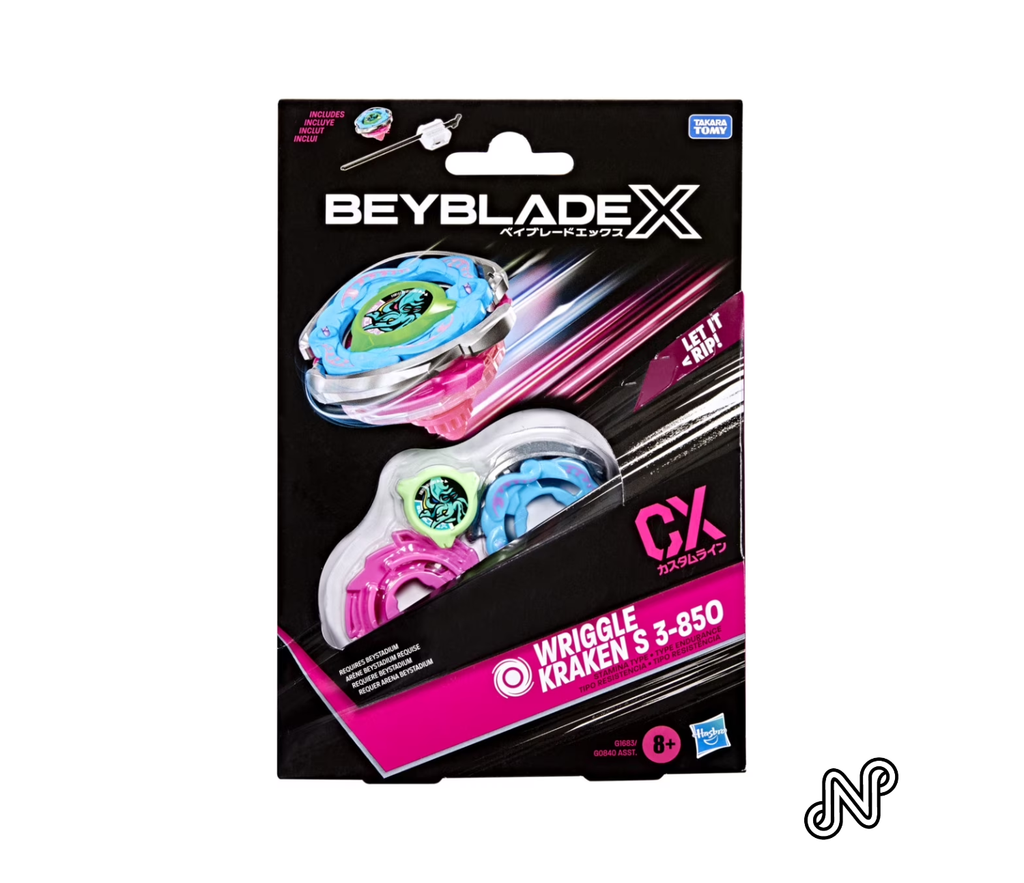 Beyblade X Wriggle Kraken S 3-85O CX Starter Pack