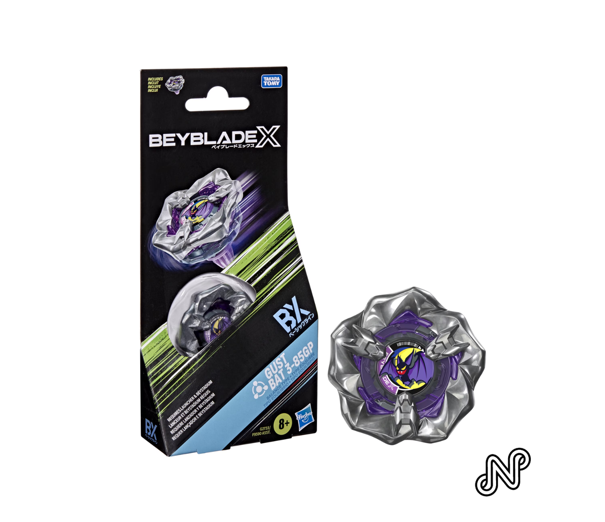 Beyblade X Gust Bat 3-85GP BX Booster Pack Set with Balance Type Top