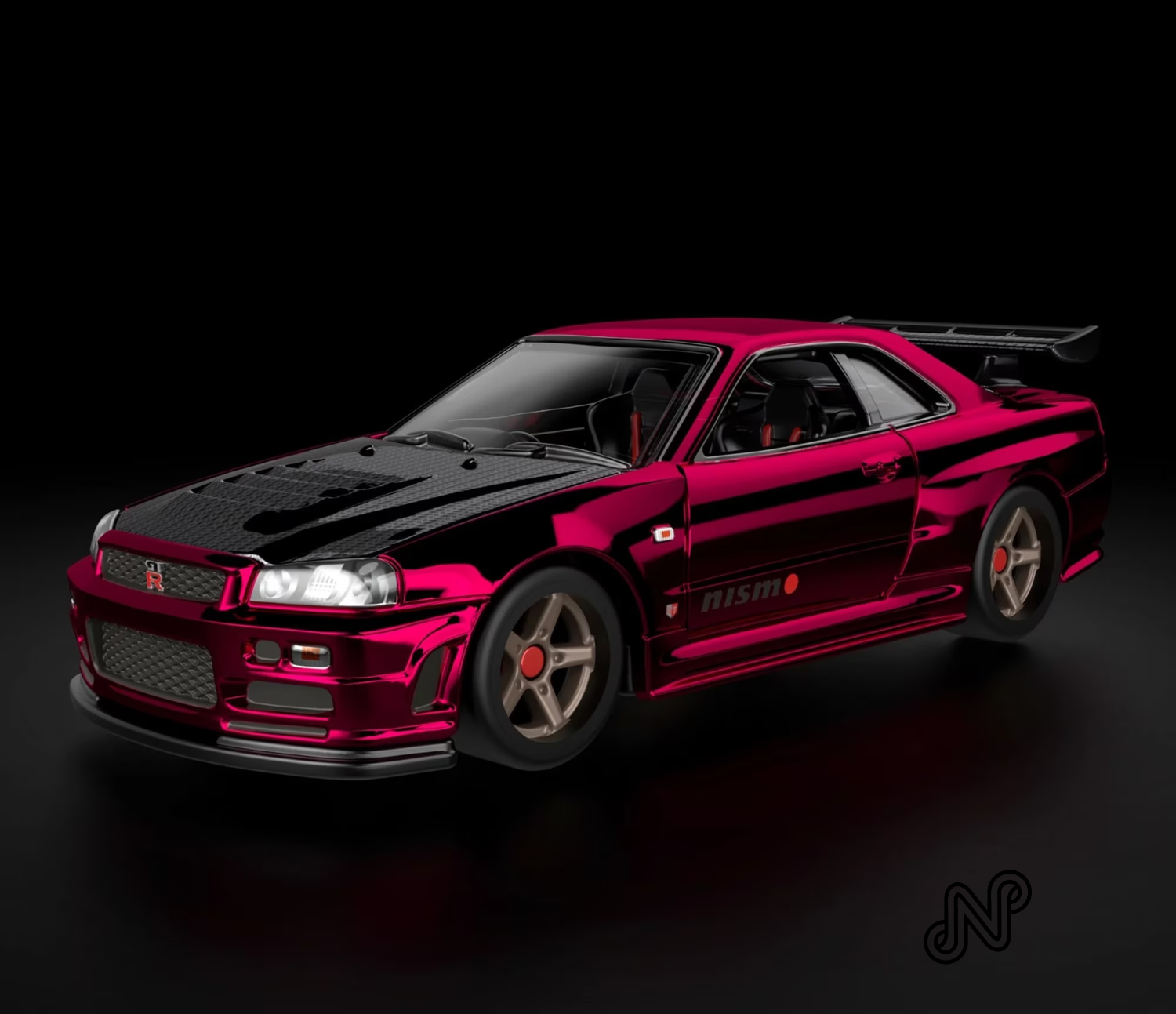 Hot Wheels Nissan Skyline GT-R (BNR34) RLC Exclusive Collectors sELECTIONs - Oxblood Red