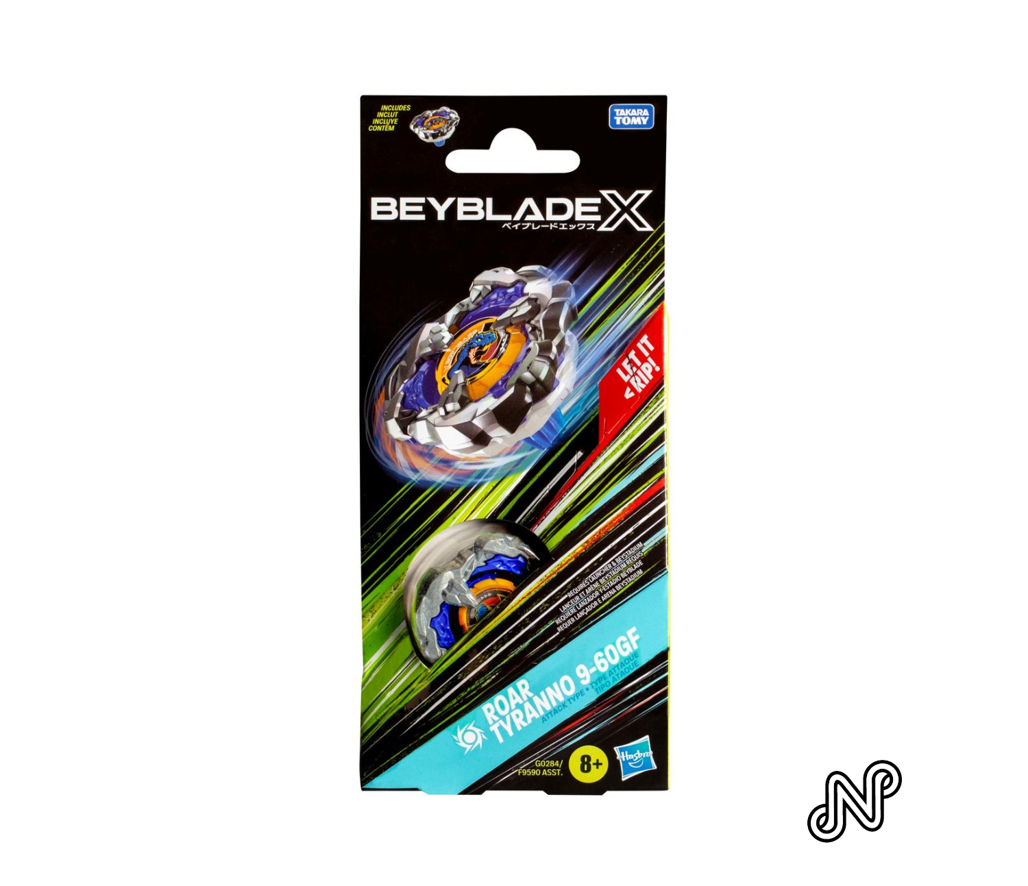 Beyblade X Roar Tyranno 9-60GF Booster Pack Set