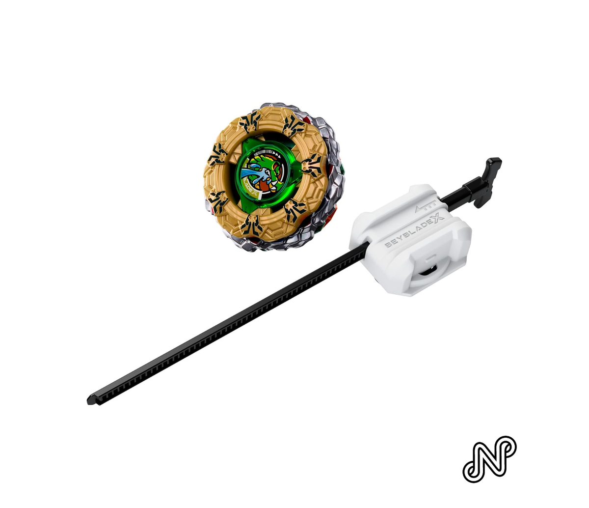 Beyblade X Tread Croc TQ 5-50GN CX Infinity Starter Pack Set Takara Tomy Attack Type Top & Launcher, Battling Game Toys
