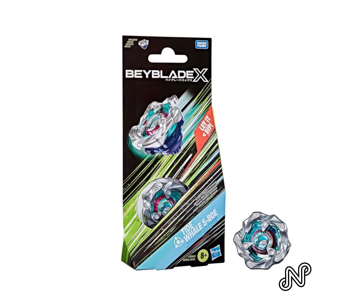 Beyblade X Tide Whale 5-80E Booster Pack Set