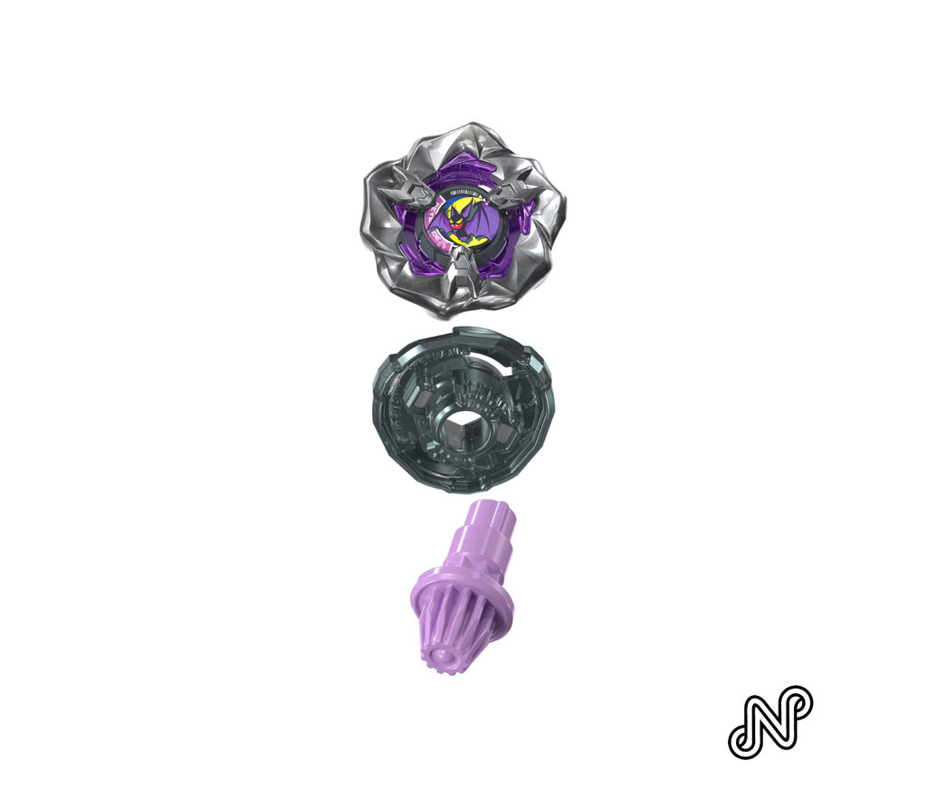 Beyblade X Gust Bat 3-85GP BX Booster Pack Set with Balance Type Top