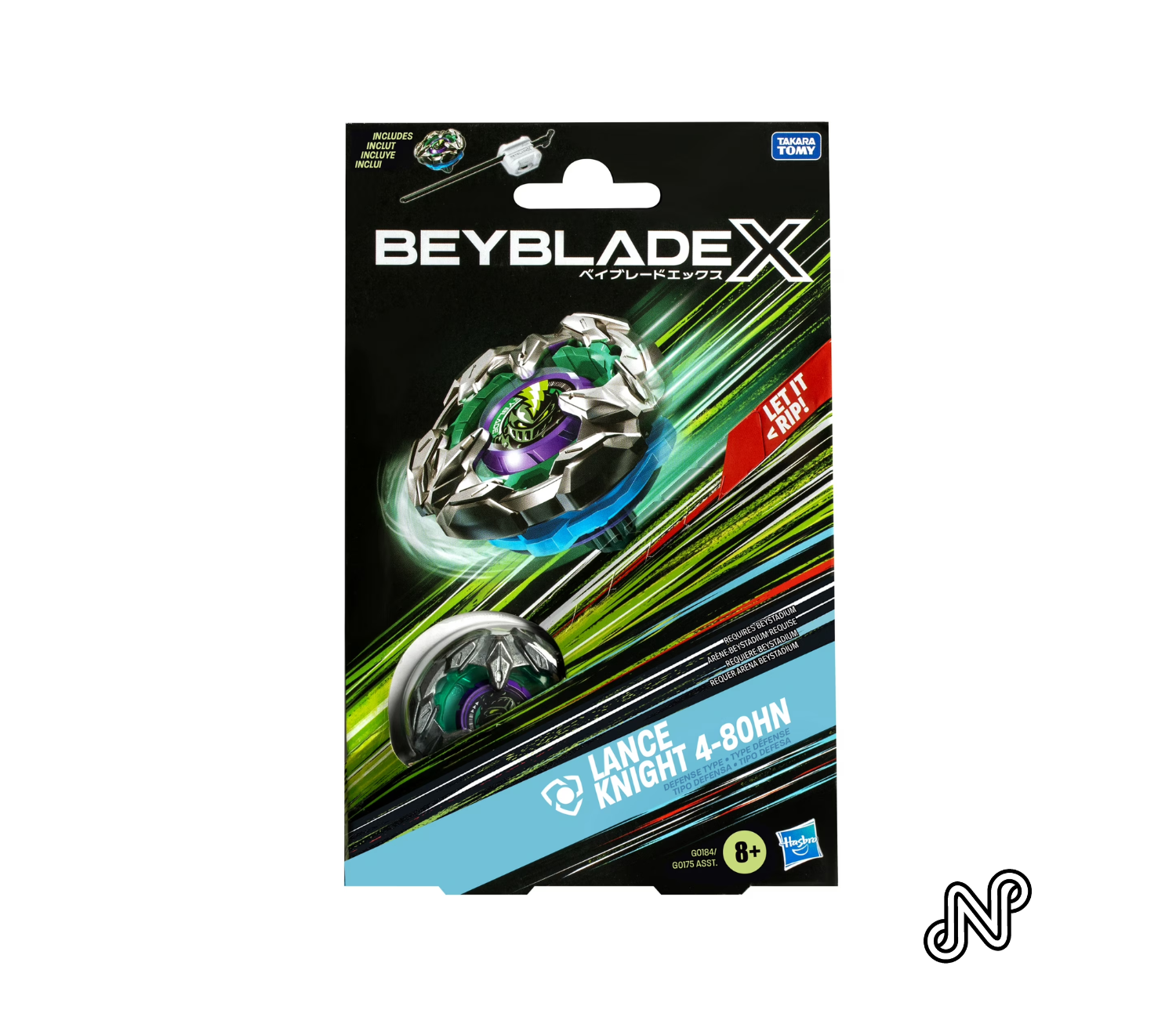 Beyblade X Lance Knight 4-80HN Starter pack Set with Defense Type Battling Top Set