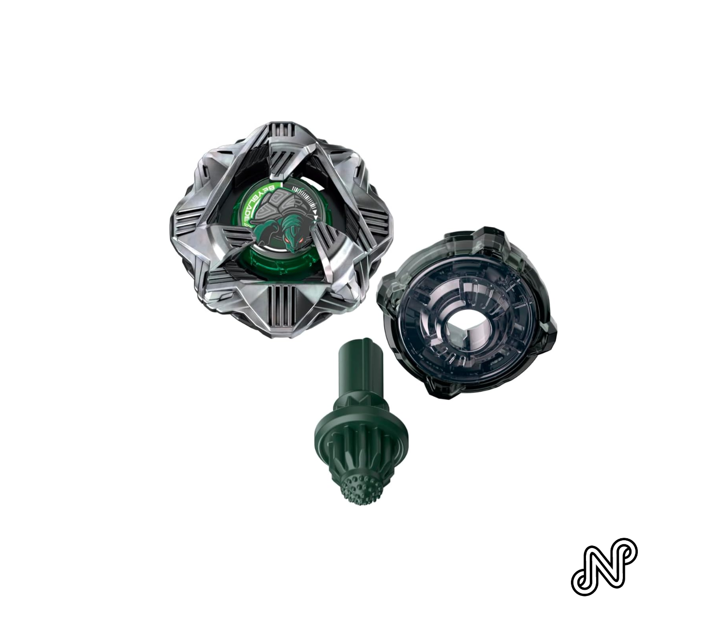 Beyblade X Obsidian Shell 4-60D Booster Pack Set with Defense Type Top