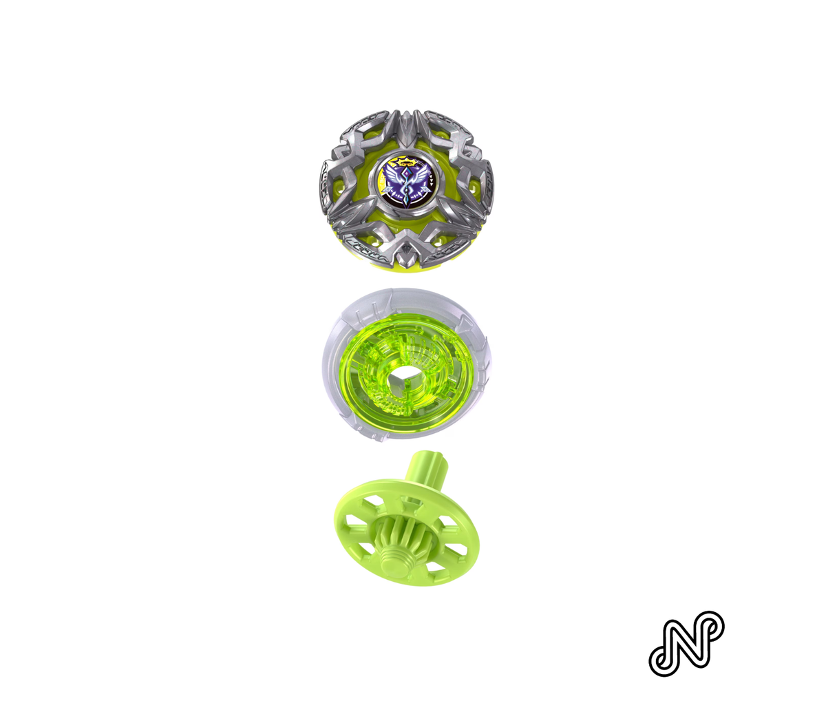 Beyblade X Ring Aether 0-80DS BX Infinity Starter Pack Set with Red Defense Type Top & White
